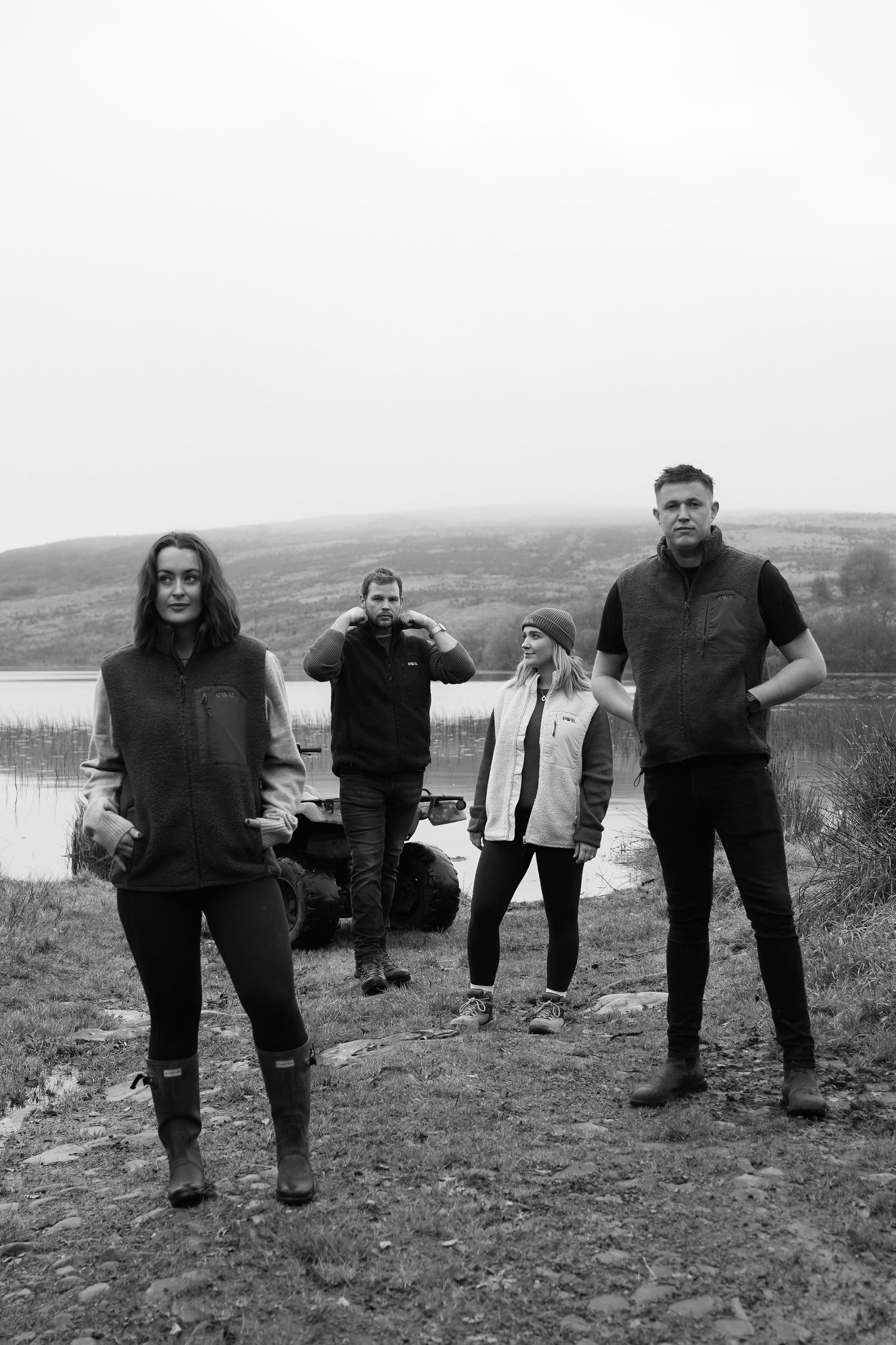 Durable outdoor clothing. Ealu Range. Bodywarmers. Knitwear